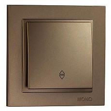 Выключатель проходной одноклавишный mono electric despina 102-232325-109